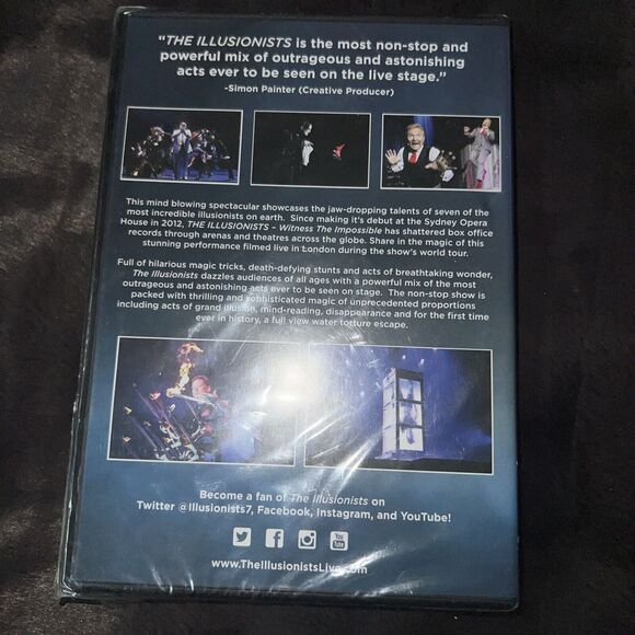 The Illusionists Witness The Impossible Live From London DVD Brand New Sealed - Picture 2 of 4